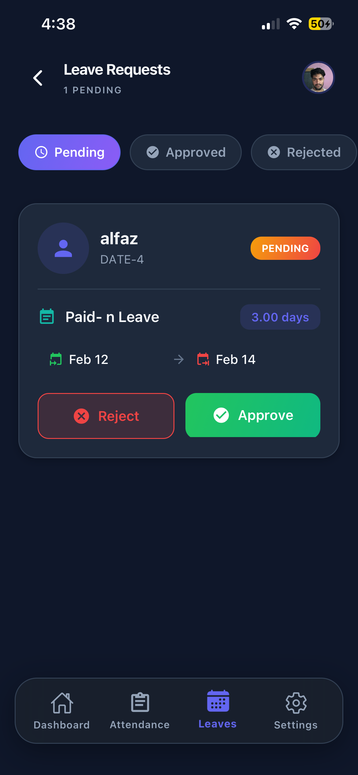 Leave Requests