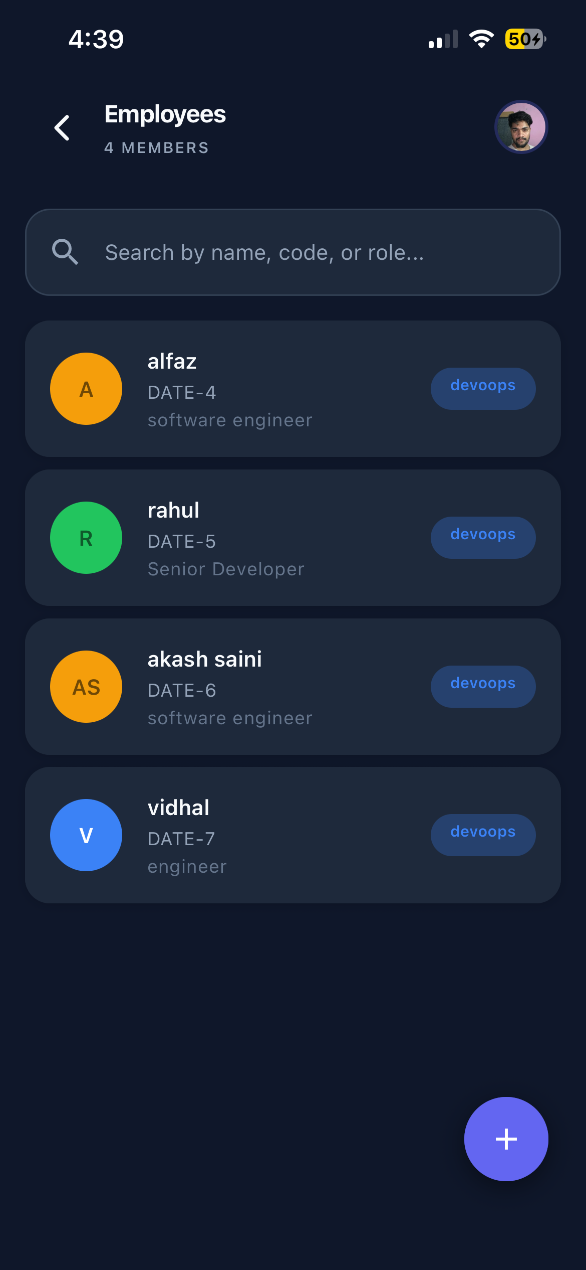 Employees List